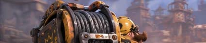 Concept art: Clampjack's back-mounted cable spool